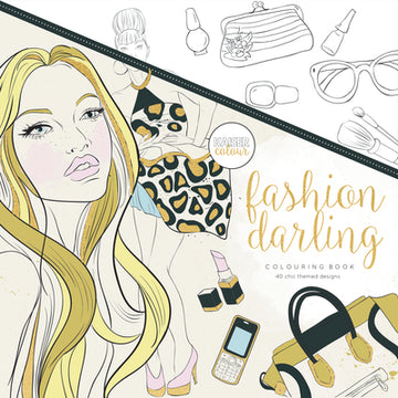Kaisercraft colour Fashion Darling Colouring Book